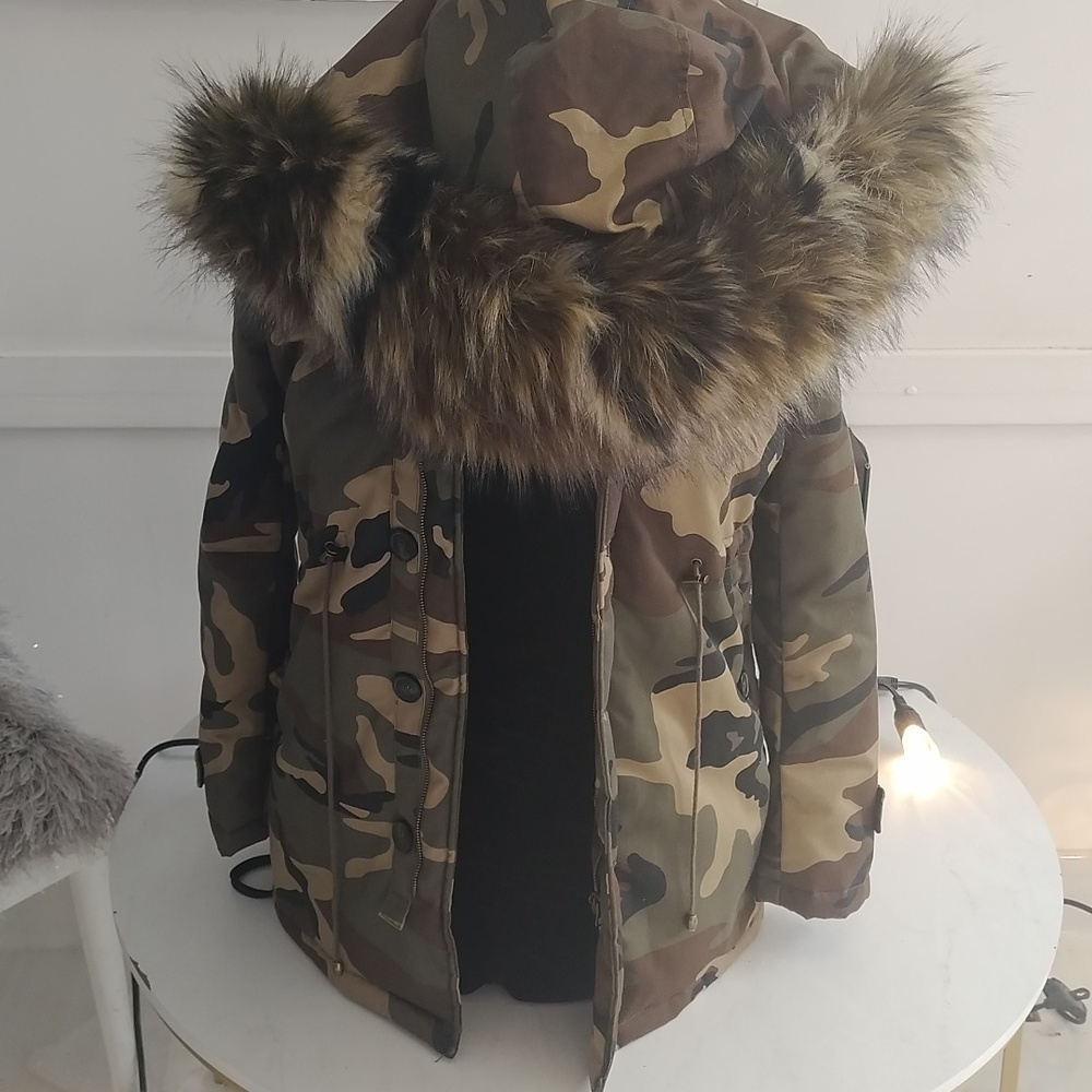 Kzell Coat with an amazing faux fur hood